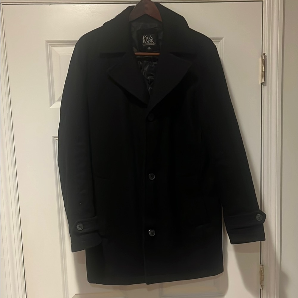 Jos. A. Bank Black Pea Coat